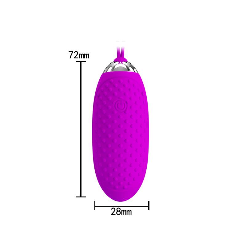 PRETTYLOVE - VIBRATING EGG JOANNA USB PURPLE