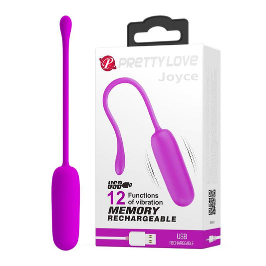 PRETTY LOVE - VIBRATING EGG JOYCE SILICONE USB