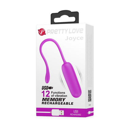PRETTYLOVE - VIBRATING EGG JOYCE SILICONE USB