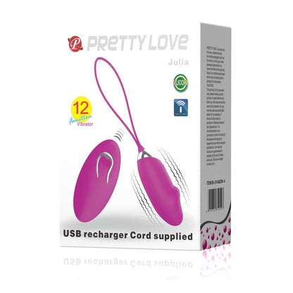 PRETTYLOVE - VIBRATING EGG JULIA