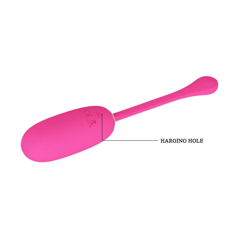 PRETTYLOVE - VIBRATING EGG JULIUS USB SILICONE PINK