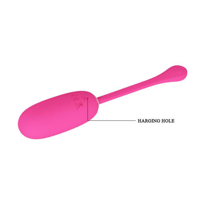 PRETTYLOVE - VIBRATING EGG JULIUS USB SILICONE PINK