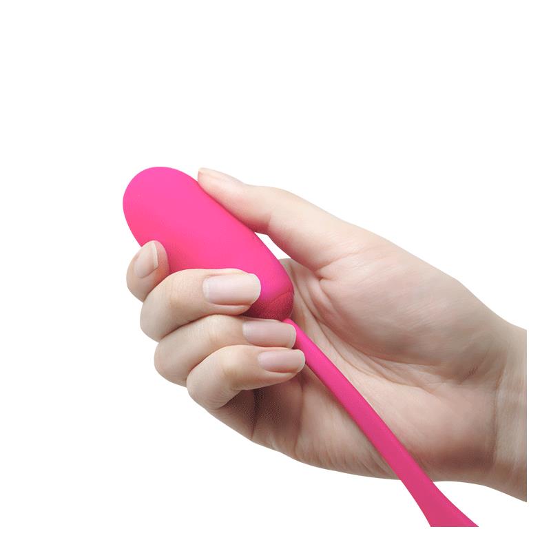PRETTYLOVE - VIBRATING EGG JULIUS USB SILICONE PINK