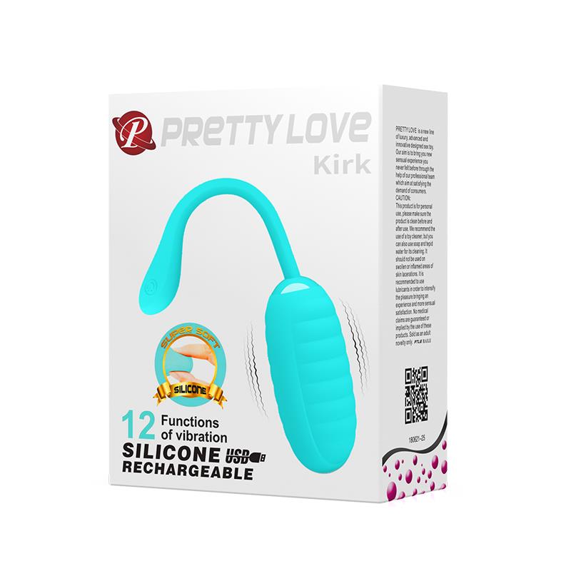 PRETTYLOVE - VIBRATING EGG KIRK SILICONE USB