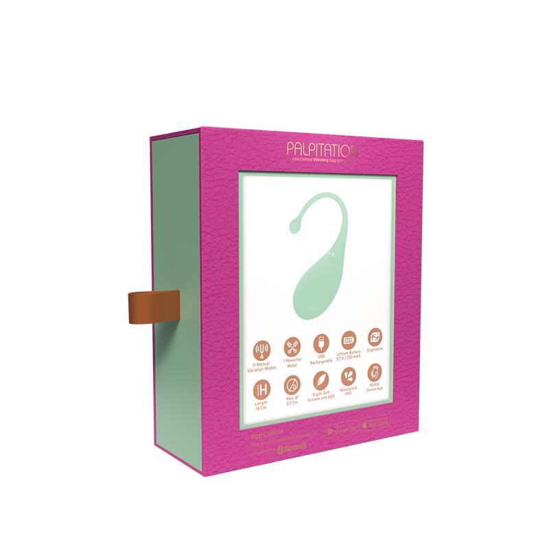 ADRIEN LASTIC - VIBRATING EGG PALPITATION MINT WITH APP