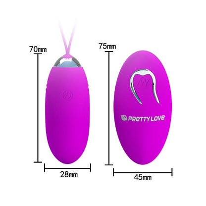 PRETTYLOVE - VIBRATING EGG REMOTE CONTROL JENNY