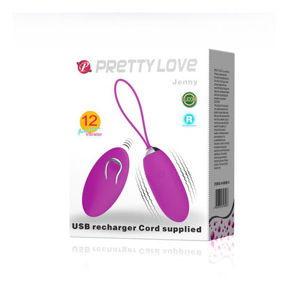 PRETTY LOVE - VIBRATING EGG REMOTE CONTROL JENNY