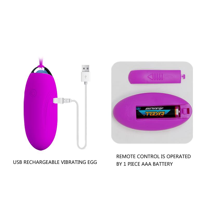 PRETTYLOVE - VIBRATING EGG REMOTE CONTROL JENNY