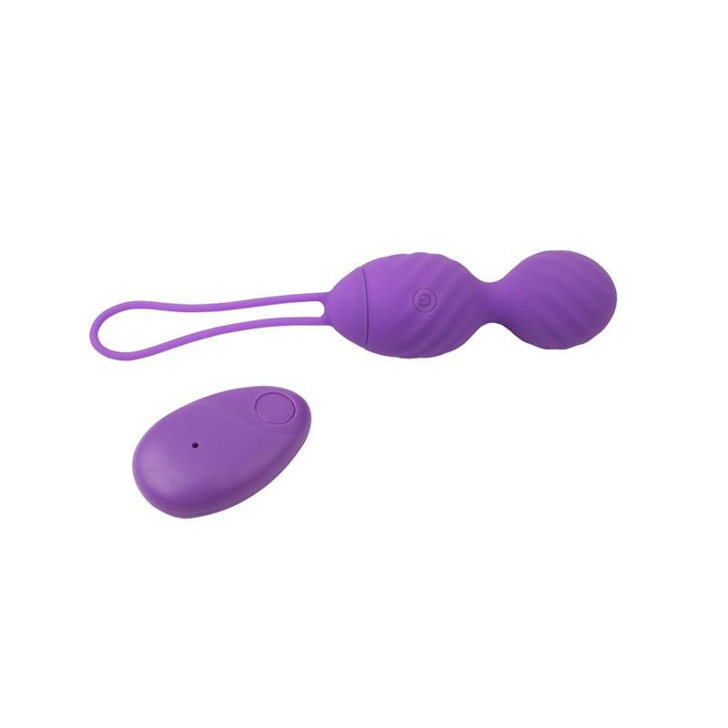 CHISA - VIBRATING EGG REMOTE CONTROL RIDGED USB SILICONE 7.4