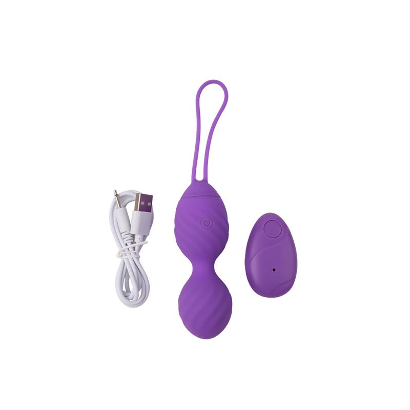 CHISA - VIBRATING EGG REMOTE CONTROL RIDGED USB SILICONE 7.4