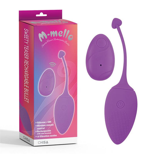 CHISA - VIBRATING EGG REMOTE CONTROL SWEETY TEASER USB 5.7
