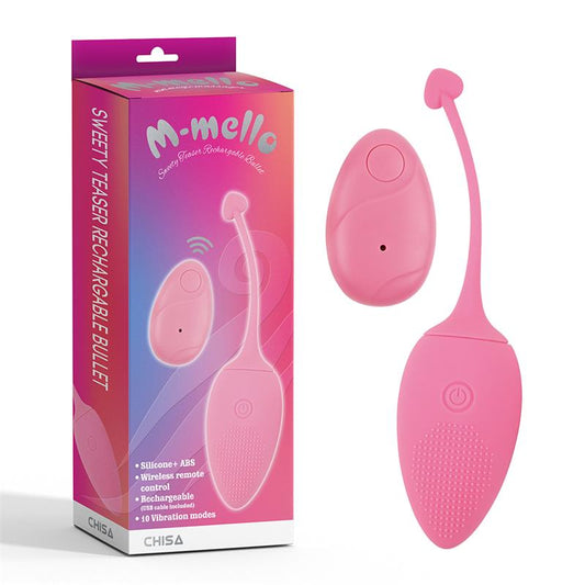 CHISA - VIBRATING EGG REMOTE CONTROL SWEETY TEASER USB 5.7