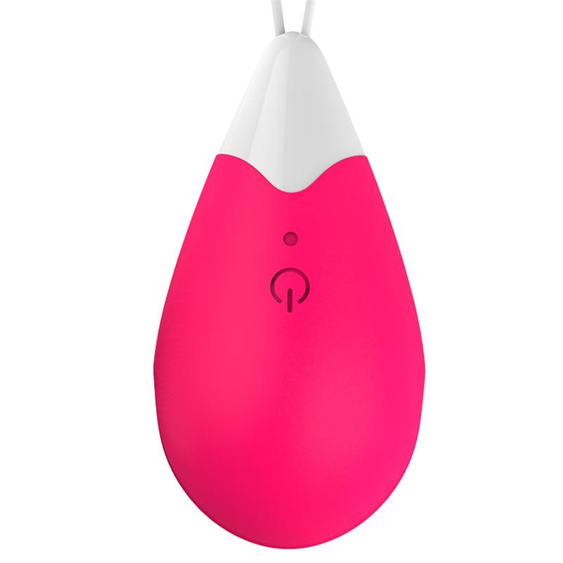DROPS - VIBRATING EGG REMOTE CONTROL USB SILICONE PINK