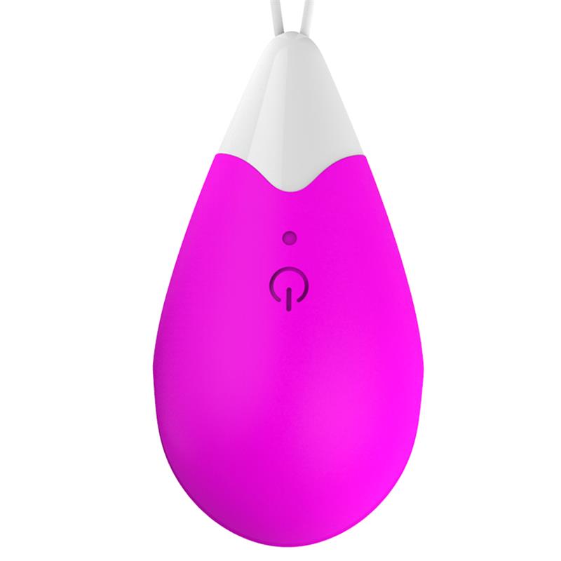 DROPS - VIBRATING EGG REMOTE CONTROL USB SILICONE PURPLE