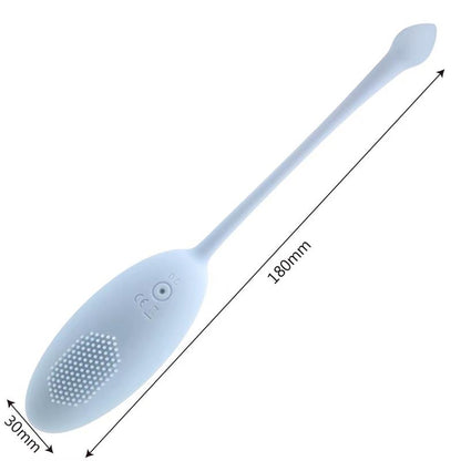 A-GUSTO - VIBRATING EGG WITH REMOTE CONTROL BLUE
