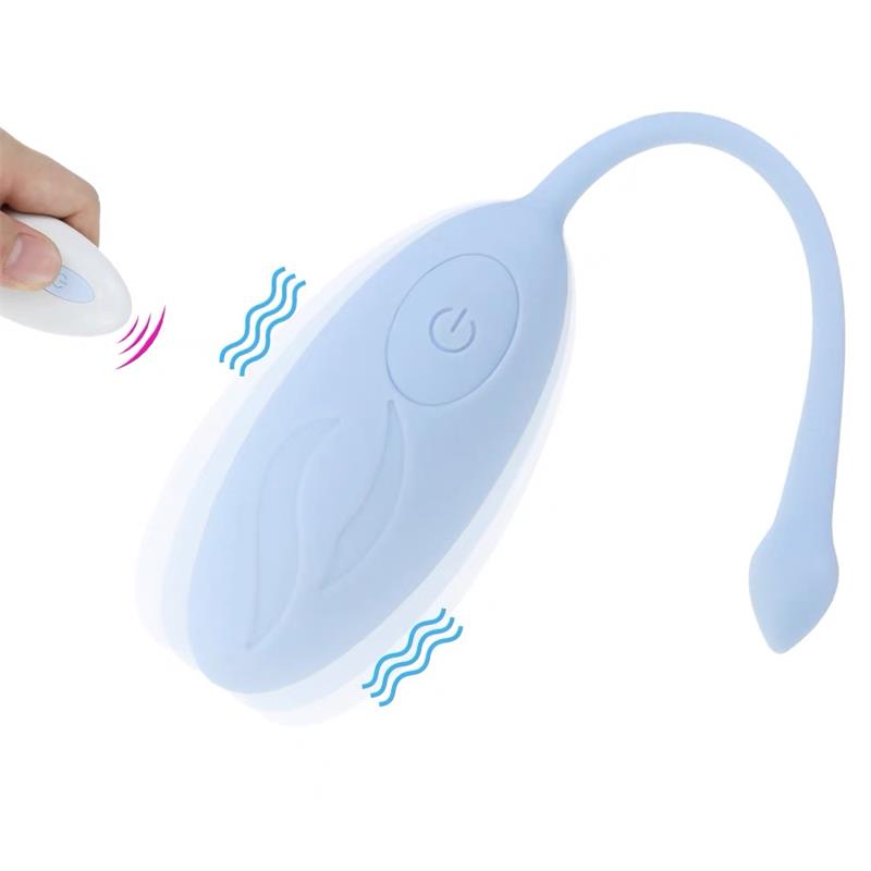 A-GUSTO - VIBRATING EGG WITH REMOTE CONTROL BLUE