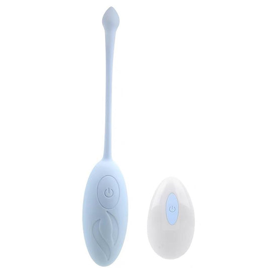 A-GUSTO - VIBRATING EGG WITH REMOTE CONTROL BLUE