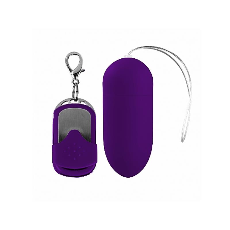 MOOVE - VIBRATING EGG WITH REMOTE CONTROL DARK PURPLE