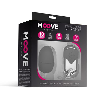 MOOVE - VIBRATING EGG WITH REMOTE CONTROL MINI BLACK