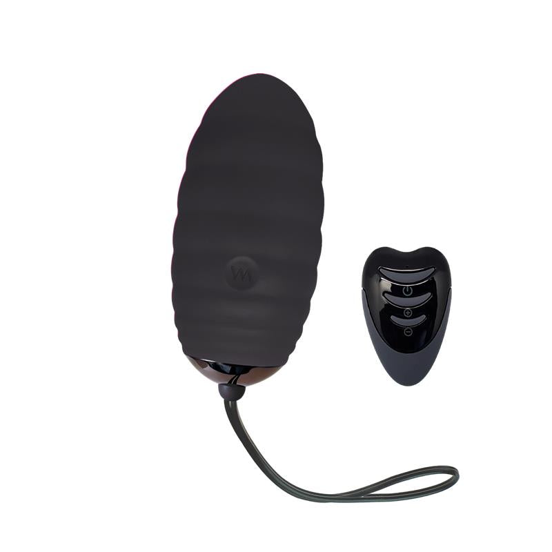 ADRIEN LASTIC - VIBRATING EGG WITH REMOTE CONTROL OCEAN BREEZE 2.0 BLACK