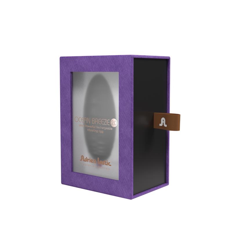 ADRIEN LASTIC - VIBRATING EGG WITH REMOTE CONTROL OCEAN BREEZE 2.0 BLACK