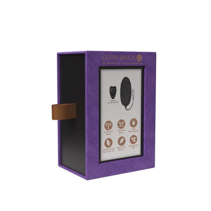 ADRIEN LASTIC - VIBRATING EGG WITH REMOTE CONTROL OCEAN BREEZE 2.0 PURPLE