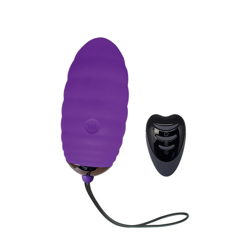 ADRIEN LASTIC - VIBRATING EGG WITH REMOTE CONTROL OCEAN BREEZE 2.0 PURPLE