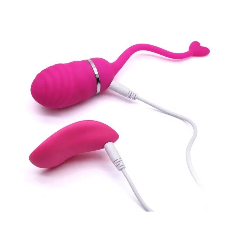 INTOYOU - VIBRATING EGG WITH REMOTE CONTROL ODISE USB SILICONE PINK