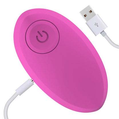 INTOYOU - VIBRATING EGG WITH REMOTE CONTROL ODISE USB SILICONE PINK
