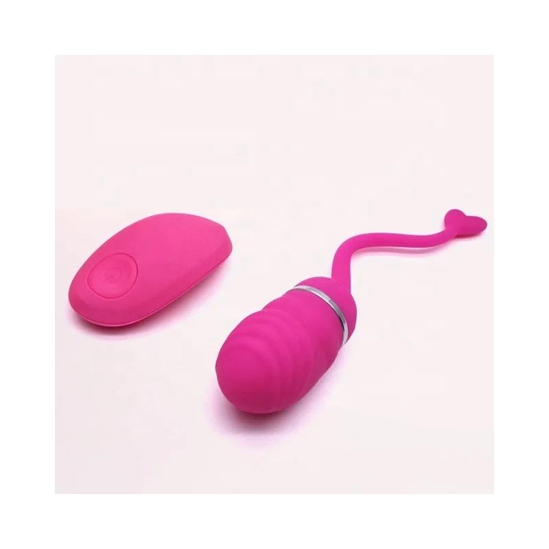 INTOYOU - VIBRATING EGG WITH REMOTE CONTROL ODISE USB SILICONE PINK