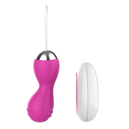 A-GUSTO - VIBRATING EGG WITH REMOTE CONTROL USB PINK