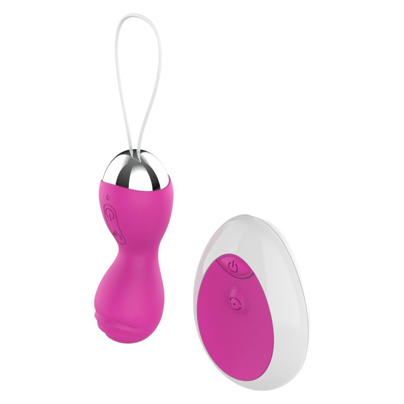 A-GUSTO - VIBRATING EGG WITH REMOTE CONTROL USB PINK
