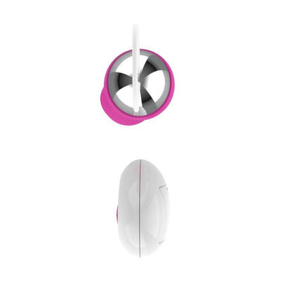 A-GUSTO - VIBRATING EGG WITH REMOTE CONTROL USB PINK