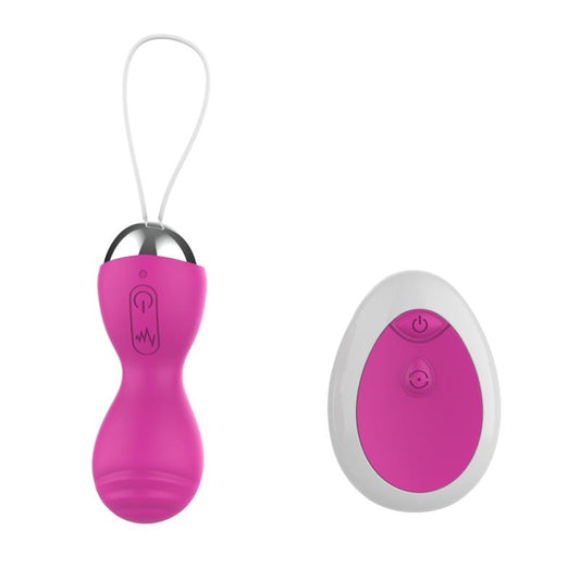 A-GUSTO - VIBRATING EGG WITH REMOTE CONTROL USB PINK