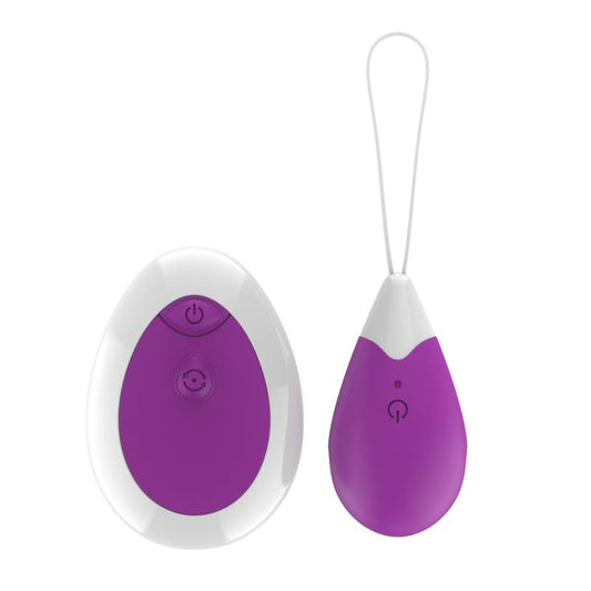 A-GUSTO - VIBRATING EGG WITH REMOTE CONTROL USB PURPLE