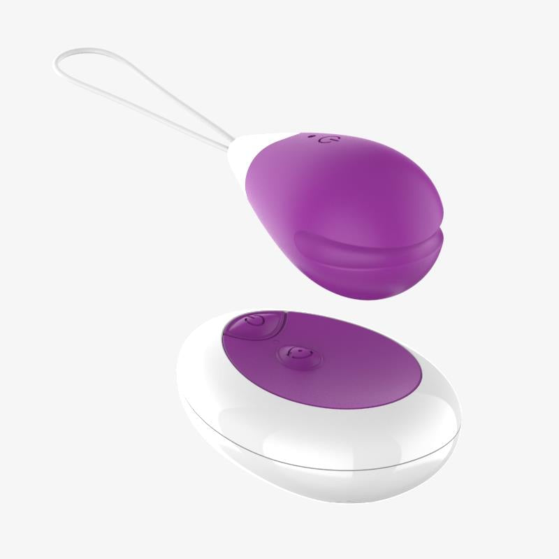 A-GUSTO - VIBRATING EGG WITH REMOTE CONTROL USB PURPLE