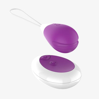 A-GUSTO - VIBRATING EGG WITH REMOTE CONTROL USB PURPLE