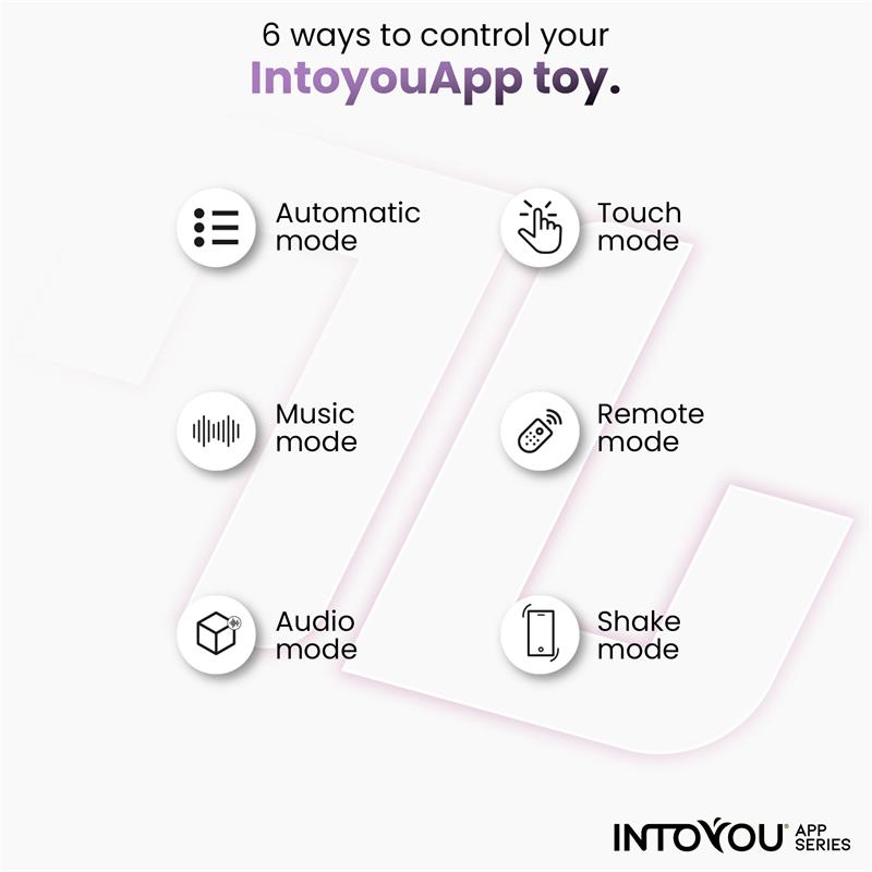 INTOYOU APP SERIES - VIBRATING EGG WITH ROTATING BEADS AND APP USB