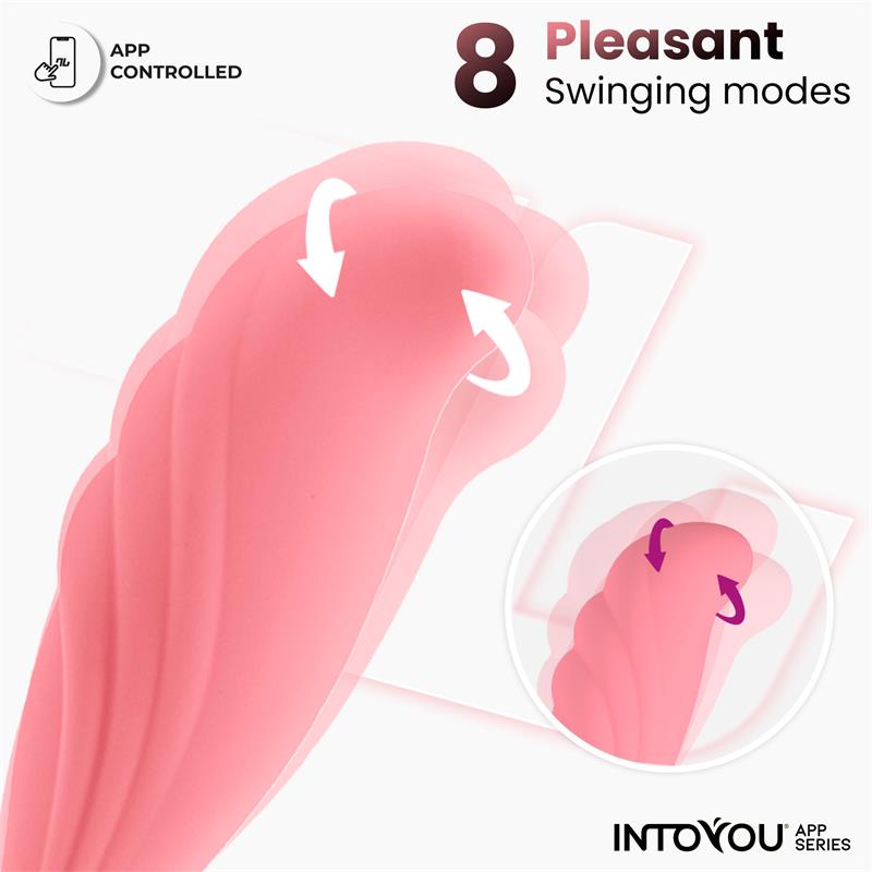 INTOYOU APP SERIES - VIBRATING EGG WITH WAVING AND APP USB