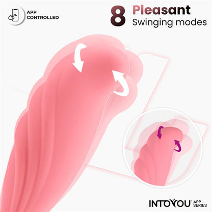 INTOYOU APP SERIES - VIBRATING EGG WITH WAVING AND APP USB