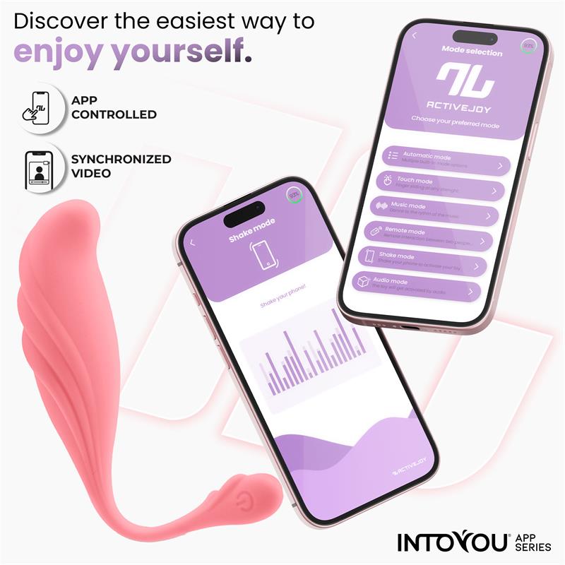 INTOYOU APP SERIES - VIBRATING EGG WITH WAVING AND APP USB