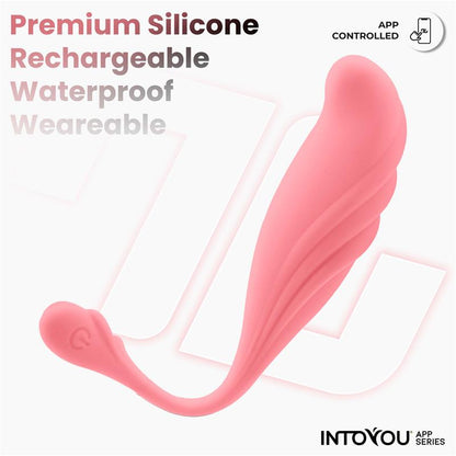 INTOYOU APP SERIES - VIBRATING EGG WITH WAVING AND APP USB