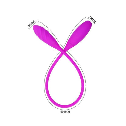 PRETTYLOVE - VIBRATING EGGS SNAKY PURPLE
