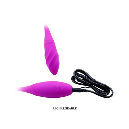 PRETTYLOVE - VIBRATING EGGS SNAKY PURPLE