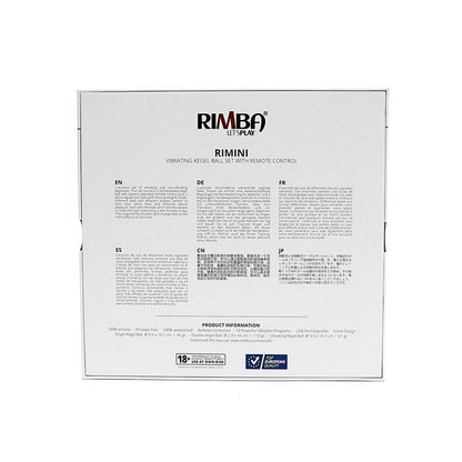 RIMBA TOYS - VIBRATING KEGEL BALL SET REMOTE CONTROL RIMINI PURPLE