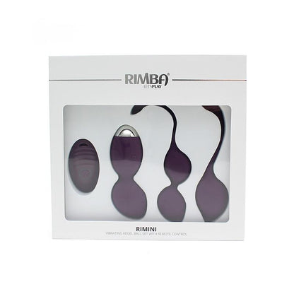 RIMBA TOYS - VIBRATING KEGEL BALL SET REMOTE CONTROL RIMINI PURPLE