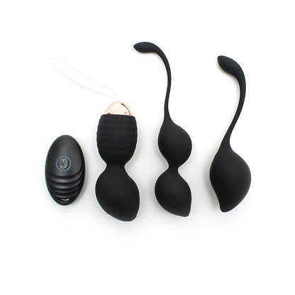 RIMBA - VIBRATING KEGEL BALL SET RIMINI BLACK