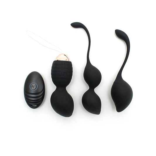 RIMBA - VIBRATING KEGEL BALL SET RIMINI BLACK