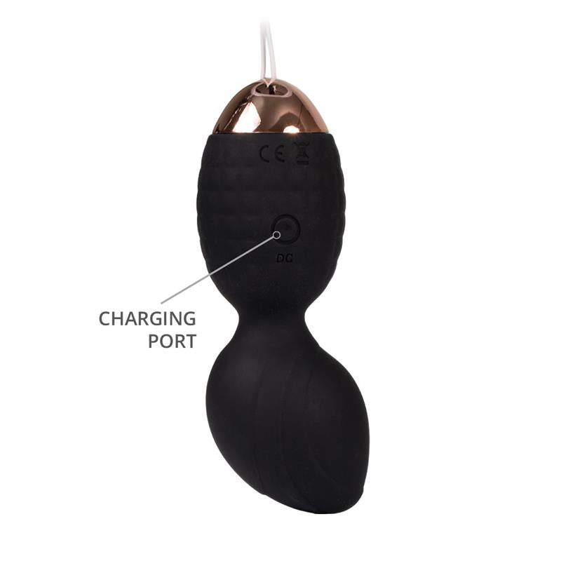 RIMBA - VIBRATING KEGEL BALL SET RIMINI BLACK
