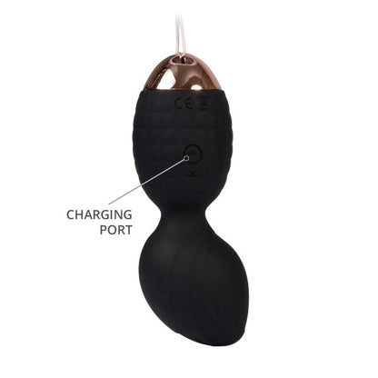 RIMBA - VIBRATING KEGEL BALL SET RIMINI BLACK